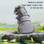 Pet Raincoat, Adjustable Dog Raincoat, Thin And Suitable For All Seasons, With Excellent Waterproof Performance. Available In 3 Colors: Yellow, Blue And Red. Complete Sizes: Xs, S, M, L, Xl, 2Xl, 3Xl, 4Xl. Suitable For All Dog Breeds. - Image 9
