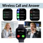 1.83-Inch Multifunctional Smartwatch Suitable For Men And Women - Wireless Call/Text Message Reminder, Multiple Sports Modes, Remote Camera And Music Playback, Long-Term Sitting Reminder, Metal Body With Silicone Strap, Perfect Holiday Gift - Image 7