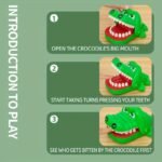 Toy Crocodile Game, Prank Game, Crocodile Tooth Pulling Companion Interactive Novelty Toy, Kids' Prank Props, 3+ Children'S Gift Party Favor Birthday Present Christmas Gift, Gathering Game, Family Game, Travel Game, Pocket Game - Image 8
