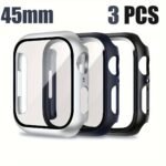 3Pcs Sports & Casual Protective Case Set For Apple Watch, Full-Body Shockproof Scratch-Resistant Hard Pc Cover With 9H Tempered Glass Screen Protector, Compatible With Apple Watch 38/42/40/44/41/45/46Mm, Ultra/Series 11/10/9/8/7/6/5/Se/4 - Image 25