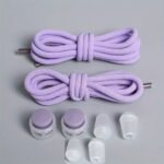 Trendy All-Match Shoe Laces With Buckle Fixing Artifact, Colorful Elastic Laces That Don'T Need To Be Tied, Lazy People'S Laces That Don'T Need To Be Tied, 8Pcs Set, Elastic, Shoe Laces - Image 17
