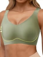 Original Jelly Strip Women'S Seamless Sleep Push-Up Breast-Shrinking Underwear - Image 9