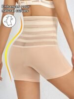 Nadia Go High Support Solid Color Polyester Knit Fabric Hollow Jegging, Waist Trainer, Shapewear, Butt Lifter, Waist Trainer, Slimming Tights For Women - Image 7