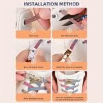 1Pair Rhinestone Shoe Buckles, Fashion Versatile Plastic Buckles Suitable For Elastic Shoelaces - Image 4