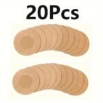 10/20Pcs Disposable Non- Chest Patches - Ultra-Thin Transparent Breathable Anti-Glare & Anti-Peeping Wedding Dress Covers With Floral & Round Cutouts For Bridal Wedding Day Confidence, Bride Accessories - Image 5