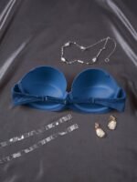 Solid Half Cup Underwire Strapless Bra, Elegant Comfy Push Up Bra, Women'S Lingerie & Underwear - Image 6