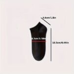 1/5/10/30 Pairs Simple Solid Socks, Soft & Lightweight Short Socks, Women'S Stockings & Hosiery - Image 10