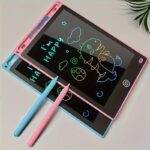 Aheayuan 8.5-Inch Erasable Drawing Board - Reusable Wipeable Lcd Chalkboard & Dry-Erase Board Suitable For Teens,, Classrooms, Birthday & Christmas Gifts (Red, Green, Blue, Black) - Pvc - Lcd Panel