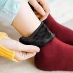 Solid Thick Warm Snow Socks, Warm Plush Lined Mid-Calf Floor Socks For Fall & Winter, Women'S Stockings & Hosiery For Winter - Image 9