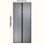 Contemporary Magnetic Screen Door - Self-Sealing, Heavy Duty, Hands-Free Mesh Partition Keeps Bugs Out - Satin Weave, Linen-Like Material, Space-Themed, For Various Room Types, No Electricity Or Battery Needed - Image 14