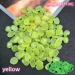 100Pcs/500Pcs Outdoor Glowing Miniature Pebbles, Garden Pots Mini Garden Accessories, Yard Decor, Yard Essentials, Wedding Party Decor, Festival Supplies, Garden Aquarium Glow Stones! (0.8*1Cm) - Made Of Resin - Image 22