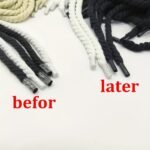 1Pair Handwoven Cotton Hemp Rope Shoelaces, Thickened Shoelaces For Canvas Shoes, Bold Twisted Thread Weaving Shoelaces For Sports Shoes - Image 13