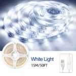 91.44Cm-15.24Meter Rgb Led Strip Lights, Usb Powered With Built-In Switch, Warm White/Cool White, Easy Installation For Bedroom, Closet, Kitchen Cabinet & Diy Home Lighting, Led Lights For Bedroom - Image 15