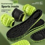 Breathable High Elasticity Sports Insole - Comfortable Eva Material For Running, Basketball, And Daily Wear