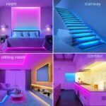 Nbbuff Smart Rgb Led Strip Lights With App & 44-Key Remote, Music Sync, 16 Million Color Changing, Timer/Dimmer/Color Control, - Rgb Light Strip For, Bedroom, Party, Diy Installation (4.88Meter-30.48Meter) - Compatible With - Image 10
