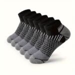 6 Pairs Of Men'S Low Cut Ankle Socks, Anti Odor & Sweat Absorption Breathable Socks, For All Seasons Wearing - Image 5