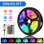 Rgb Led Strip Lights, 100-4000Cm Flexible Strip, Usb 5V, App Remote Control, Dimmable Color Changing, Adjustable, For Tv Backlight, Game Room, Room Decoration, Non-Rechargeable Button Battery - Image 15