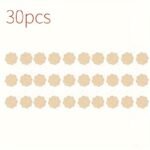 10/30/50/100Pcs Polyester Bra Accessories, Solid Color Non-Woven Strapless Adhesive Breast Stickers, Disposable Lingerie And Underwear Stickers, With No Print, For Easy Application, Bra Extenders - Image 5