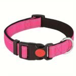Mitooe 1Pc Reflective Dog Collar With Safety Locking Buckle, Adjustable Soft Neoprene Padded, Breathable Nylon, Striped Pattern, Polyester Material For Small To Large Dogs - Image 9