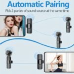 Suitable For Usb-C Smartphones, Wireless Lavalier Microphone For Audio Video Recording, Live Gaming, Interviews, And Vlogging, Audio Recording, Interview Microphone, Clipon Mic, Lightweight Mic, Stable Connection, Clear Audio, Usbc Microphone, Wireless Mic, Musicians, Podcasters - Image 10