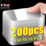 Transparent Wall Stickers Double Sided Tape Reusable Ultra-Strong Double Sided Adhesive Tape Nano Transparent Wall Stickers Water Proof Household Products