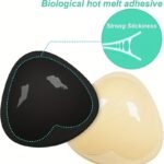 2Pcs Reusable Soft Sponge Bra Insert Pads - Invisible Anti-Convex Chest Enhancer Pads With Lift Cup Design, Nipple Covers For Bikini & Summer Beach Wear, Women'S Lingerie & Underwear, Strapless Push Up Bra, Seamless Undergarments, Discreet Undergarments, Lightweight Inserts, Lift Enhancers, Casual Attire - Image 8