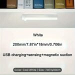 Usb Rechargeable Led Motion Sensor Night Light - 200Mah/400Mah, Wireless Auto-On For Under Cabinet, Kitchen, Wardrobe & More - Warm/White Options - Image 13