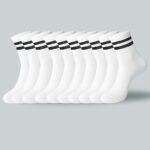 10 Pairs Of Striped Stockings, Suitable For Men And Women - Versatile Socks For Casual Sports - Image 8