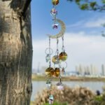 Charming Crystal Starlight Catcher - Sparkling Glass Wind Chime, Suitable For Bedroom And Living Room Decor | Elegant Car Interior Hanging Ornament - Image 3