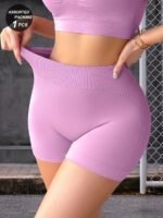 1Pc Seamless Underwear Boxer Pants Safety Pants Women'S Underwear Yoga Pants High Waist Underwear Tucked Belly And Lifted Hips And Sculpted Legs - Image 3