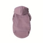 Cozy Dog & Cat Hooded Sweatshirts - Stylish Pullover Jackets For Small To Medium Pets, Polyester, All-Season Winter Wear, Available In Red, Pink, Brown, Orange, Gray, And Navy Blue, Pet Winter Clothing | Stylish Pet Apparel | Durable Pet Gear - Image 2