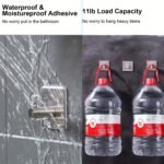 4Pcs Adhesive Heavy Duty Wall Hooks, Waterproof Stainless Steel Hooks For Hanging Coat, Hat, Towel Robe Hook Rack, Wall Mount- Bathroom And Bedroom Racks - Image 4