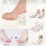 2Pcs Soft Pu Anti-Slip Forefoot Pads For Women'S High Heels - Breathable & Sweat-Absorbent, Shock-Absorbing Foot Care Insoles With Grip Pattern, Ideal For Summer Sandals - Image 6