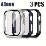 3Pcs Sports & Casual Protective Case Set For Apple Watch, Full-Body Shockproof Scratch-Resistant Hard Pc Cover With 9H Tempered Glass Screen Protector, Compatible With Apple Watch 38/42/40/44/41/45/46Mm, Ultra/Series 11/10/9/8/7/6/5/Se/4 - Image 23