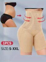 Miotan High-Waist Tummy Control Shapewear Panties For Women - Seamless, Butt Lifting, Nylon Blend, Hand Washable - Image 4