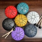 Ethereal Drum 3-Inch 6-Note Portable Outdoor Steel Tongue Chime - Machine-Made Artificial Tuning, Quenched Finish, 6-Note Range, 4 Colors (White/Red/Green/Black) For Meditation, Yoga, Relaxation & Music Practice, Meditation Accessory, Sleek Design, Durable Construction, Yoga Ball For Exercise, Yoga Ball For Women, Pilate Ball, Rain Drum, Rain Musical Instrument - Image 10