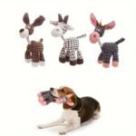 Plush Donkey Shaped Pet Dog Toy, Bite-Resistant And Grinding Teeth, Plush Toy With Bb Sound