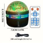 Northern Lights Led Atmosphere Projection Lamp Rgb Remote Control, Galaxy Star Projector, Bedroom Night Light Projector, Star Projector, Adult Room Decoration, Home Theater, Ceiling, Gift Decoration, Camping, Wedding Decoration, Magical Projection Lamp Gifts, Holiday Party, Home Decor, Christmas Gift, Best For Christmas - Image 9
