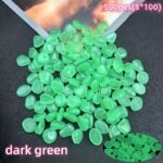 100Pcs/500Pcs Outdoor Glowing Miniature Pebbles, Garden Pots Mini Garden Accessories, Yard Decor, Yard Essentials, Wedding Party Decor, Festival Supplies, Garden Aquarium Glow Stones! (0.8*1Cm) - Made Of Resin - Image 24