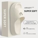 Cute Cartoon Bear Pattern Slides, Casual Soft Sole Pillow Slides, Comfortable Indoor Home Slides - Image 9
