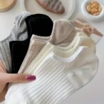 5 Pairs Of Thin, Non-Slip, Invisible Women'S Boat Socks For Spring And Summer. - Image 3