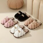 Winter Women'S Anti-Slip Warm Slippers Home Indoor Comfortable Couple Slippers Women - Image 2