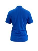 Women'S Solid Red V-Neck Zip-Up Short Sleeve T-Shirt - Middle Eastern-Inspired Elegance Collection, Machine Washable Spring/Summer Casual Top, Everyday Comfort Wear, Easycare Fabric, Comfortable Fit Shirt - Image 8