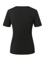 Solid Color Square Neck T-Shirt, Casual Short Sleeve Slim T-Shirt For Spring & Summer, Women'S Clothing - Image 2