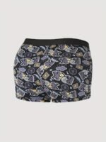 4Pcs Men'S Fashion Print Boxer Briefs Underwear Set Crotch Breathable Stretch Mid Waist Shorts Briefs Underwear - Image 9