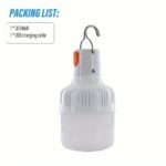 Lihangstar Usb Rechargeable Led Camping Light Bulb - High Brightness, 3 Lighting Modes (High/Low/Strobe), Portable Night Light With Hook & Usb Cable For Emergency, Adventure, Camping, Fishing, Camping Accessories, Lihangstar - Image 3