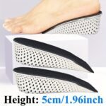 Black Eva Height-Increasing Insoles - Honeycomb Shock Absorption, 2/3/4/5Cm Height Increase, Unisex For Men And Women, Comfortable Foot Support With Breathable Design - Image 9