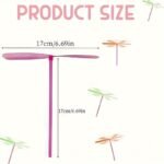15/30/45Pcs Plastic Dragonfly Flying Toys, Easy To Assemble, Bright Colors, Perfect For Parties, Portable, And Educational Game Toys - For Gatherings And Outdoor Play, As Halloween, Chrismas Gift - Image 2