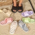 Women'S Eva Slide Sandals | Thick Sole, Non-Slip, All-Season Comfort | Multi-Color Options For Beach & Indoor/Outdoor Use | Durable, Lightweight & Stylish Footwea - Image 4