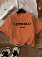 Letter Print T-Shirt, Short Sleeve Crew Neck Casual Top, Women'S Clothing - Image 9